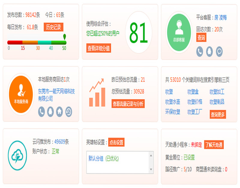 悦而实业信息外推+多页面排名